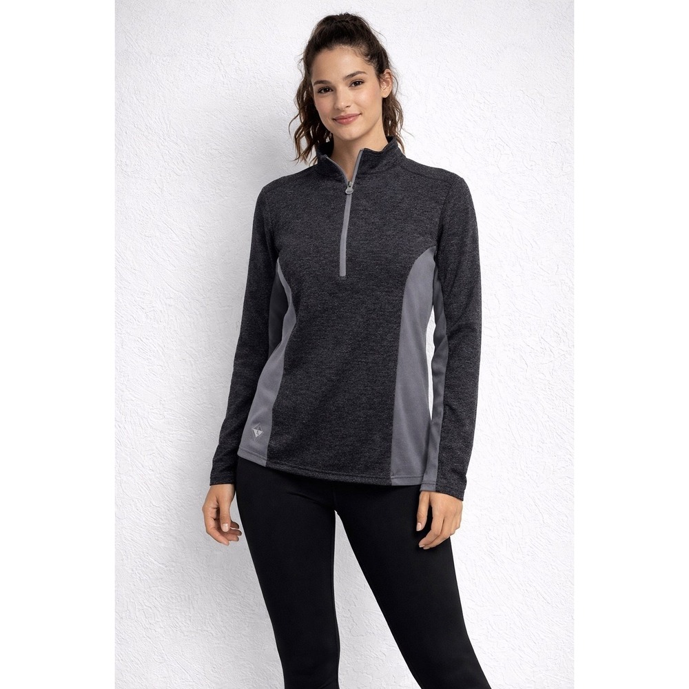 Nike Golf‎ Tour Performance Dri-FIT Quarter Zip Pullover Women's L Gray